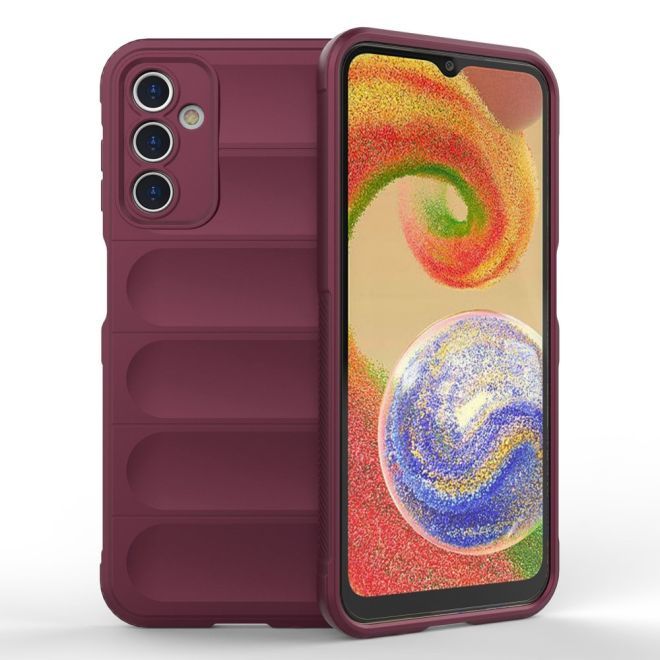 Samsung Galaxy A14 5G / 4G Hülle - Softcase TPU Rugged Series - weinrot