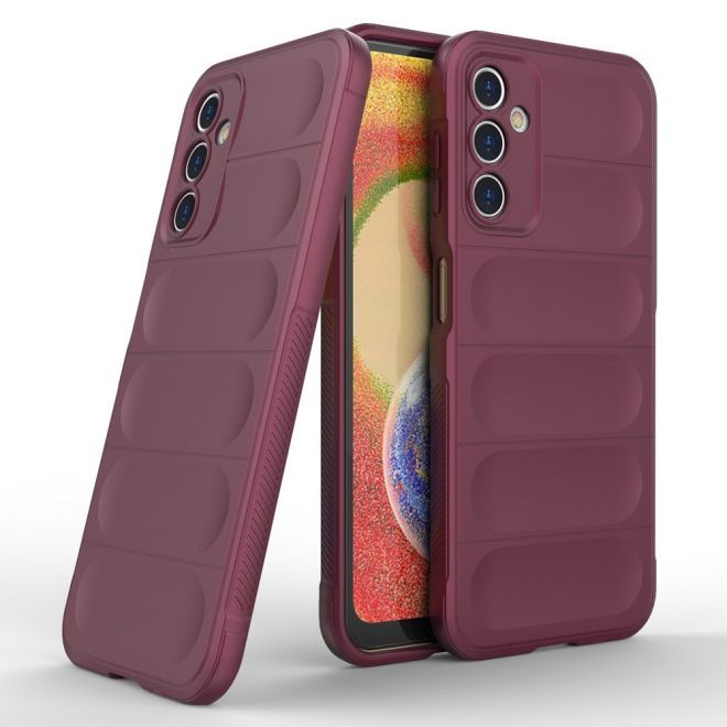 Samsung Galaxy A14 5G / 4G Hülle - Softcase TPU Rugged Series - weinrot