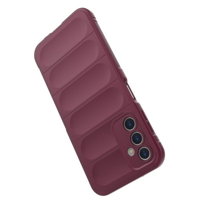 Samsung Galaxy A14 5G / 4G Hülle - Softcase TPU Rugged Series - weinrot