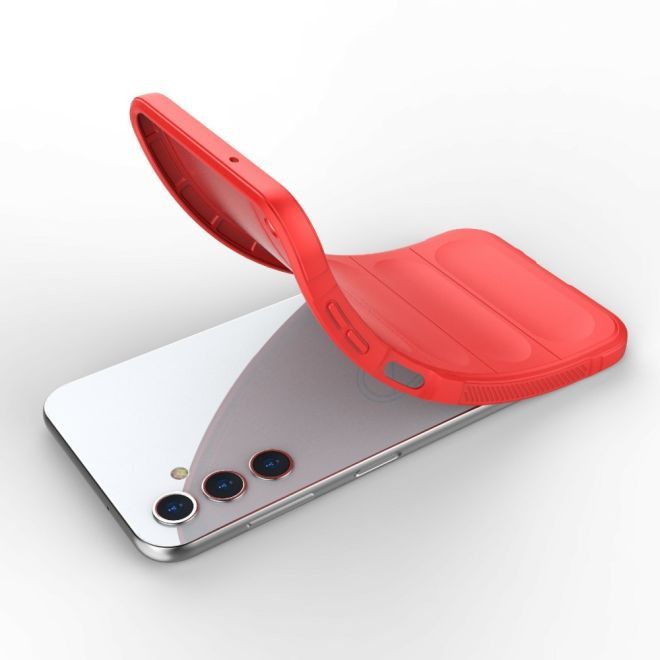 Samsung Galaxy A14 5G / 4G Hülle - Softcase TPU Rugged Series - rot