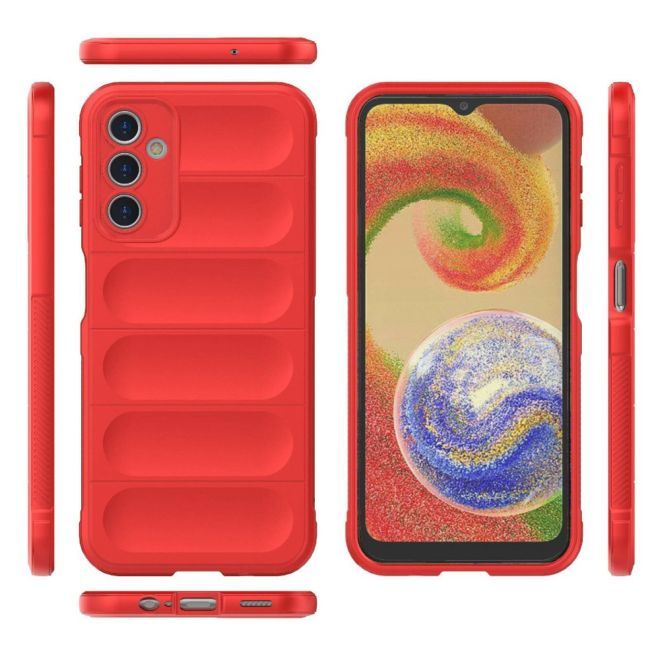 Samsung Galaxy A14 5G / 4G Hülle - Softcase TPU Rugged Series - rot