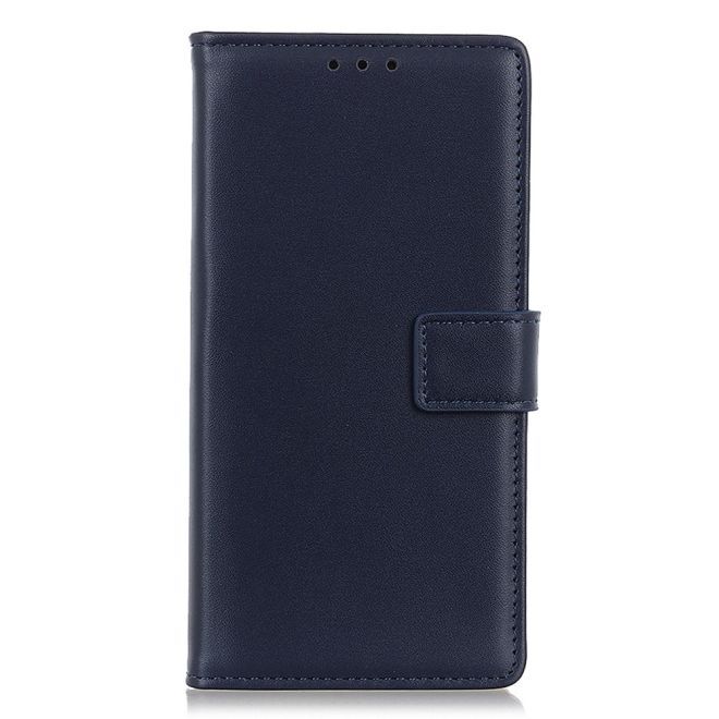 Samsung Galaxy A34 5G Handy Hülle - Classic II Leder Bookcover Series - blau