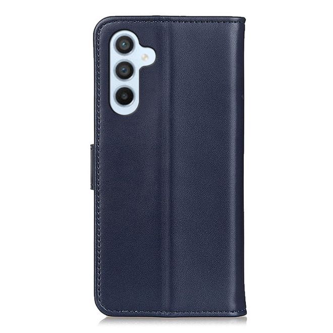 Samsung Galaxy A34 5G Handy Hülle - Classic II Leder Bookcover Series - blau