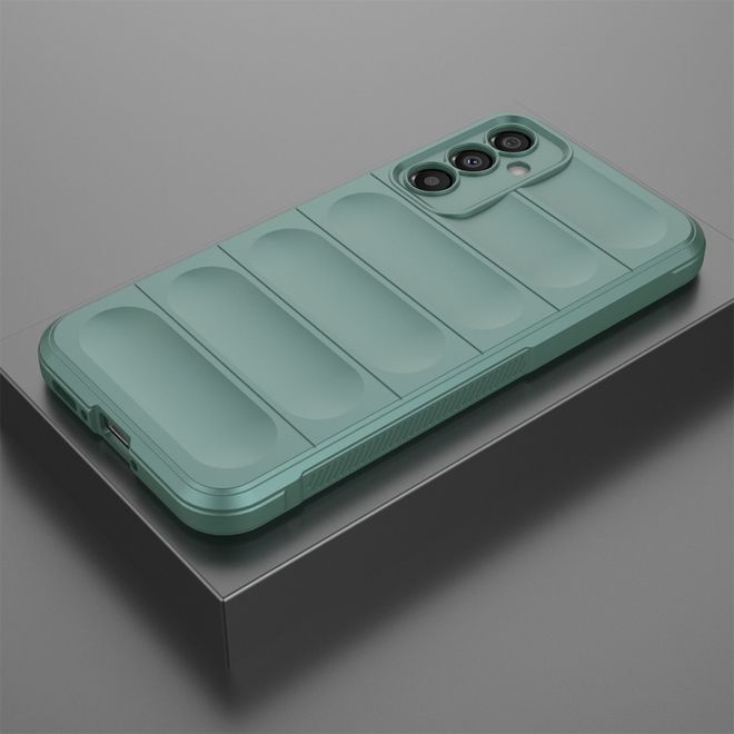 Samsung Galaxy A34 5G Hülle - Softcase TPU Rugged Series - grün