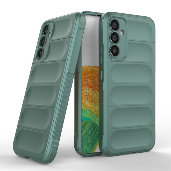 Samsung Galaxy A34 5G Hülle - Softcase TPU Rugged Series - grün