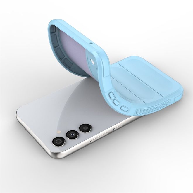 Samsung Galaxy A34 5G Hülle - Softcase TPU Rugged Series - hellblau