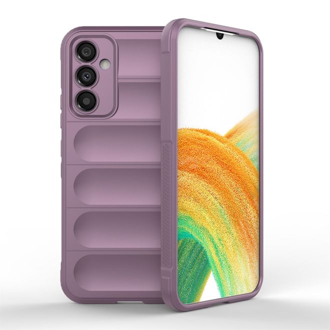 Samsung Galaxy A34 5G Hülle - Softcase TPU Rugged Series - lila