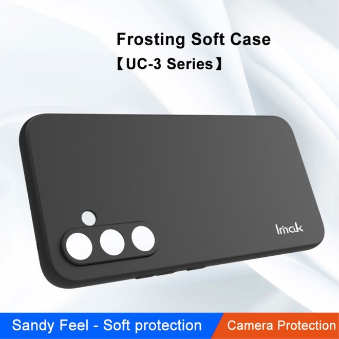 Imak - Samsung Galaxy A54 5G Hülle - Softcase aus TPU - UC-3 Series - schwarz