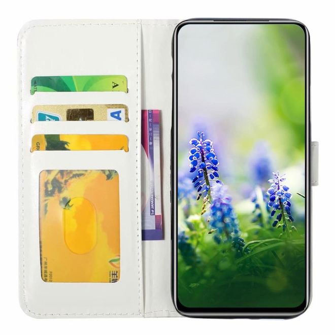 Samsung Galaxy A54 5G Handy Hülle - Leder Bookcover Image Series - blauer Schmetterling