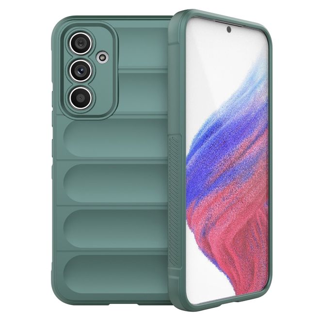 Samsung Galaxy A54 5G Hülle - Softcase TPU Rugged Series - grün