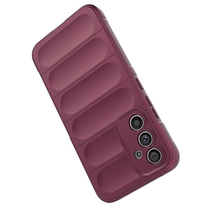 Samsung Galaxy A54 5G Hülle - Softcase TPU Rugged Series - weinrot