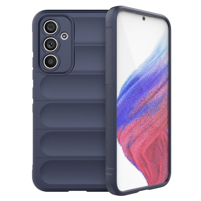 Samsung Galaxy A54 5G Hülle - Softcase TPU Rugged Series - dunkelblau
