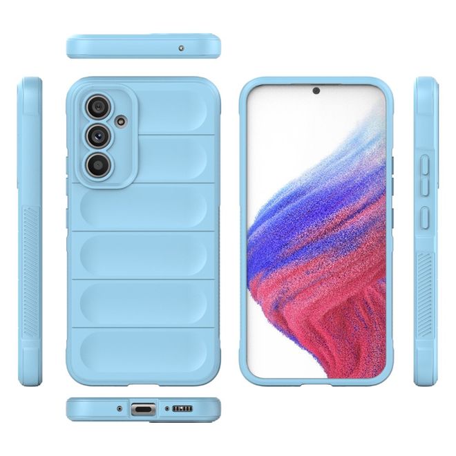 Samsung Galaxy A54 5G Hülle - Softcase TPU Rugged Series - dunkelblau