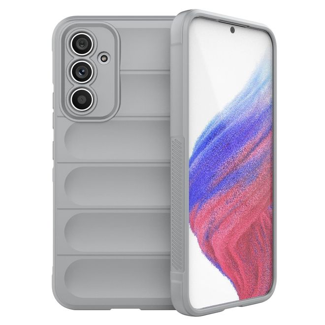 Samsung Galaxy A54 5G Hülle - Softcase TPU Rugged Series - grau