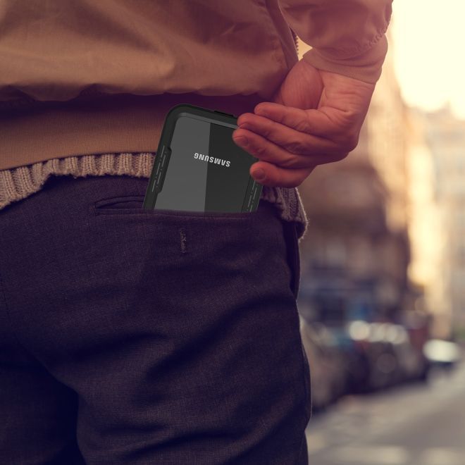 Samsung Galaxy S23 - 360 Grad Outdoor Hülle - Allwetterschutz (wasserdicht & stossfest) - schwarz