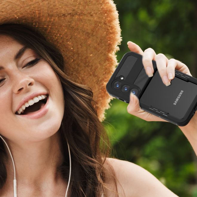 Samsung Galaxy S23 - 360 Grad Outdoor Hülle - Allwetterschutz (wasserdicht & stossfest) - schwarz