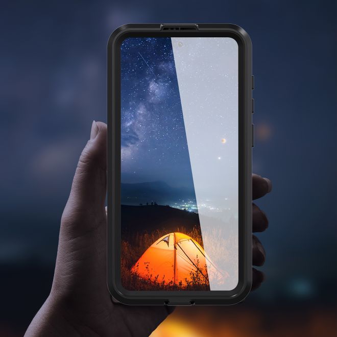 Samsung Galaxy S23+ - 360 Grad Outdoor Hülle - Allwetterschutz (wasserdicht & stossfest) - schwarz