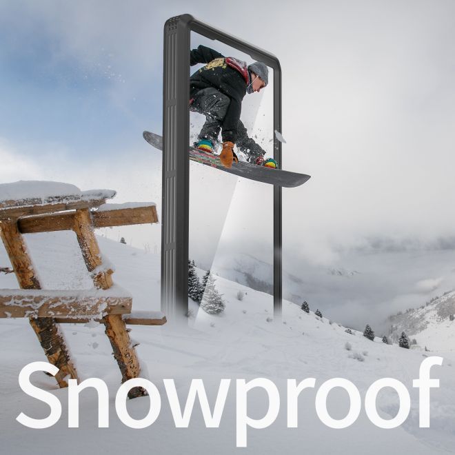 Samsung Galaxy S23 Ultra - 360 Grad Outdoor Hülle - Allwetterschutz (wasserdicht & stossfest) - schwarz