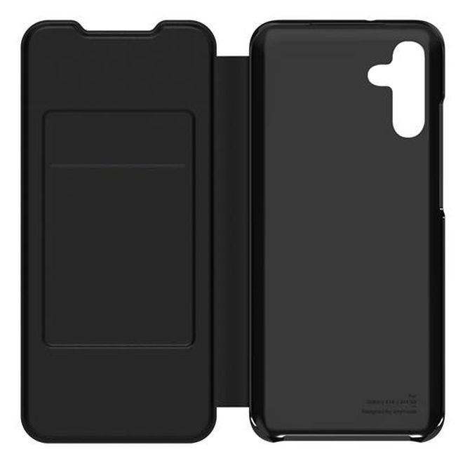 Samsung - Original Galaxy A14 5G / 4G Hülle - Bookcover - Wallet Flip Cover - schwarz
