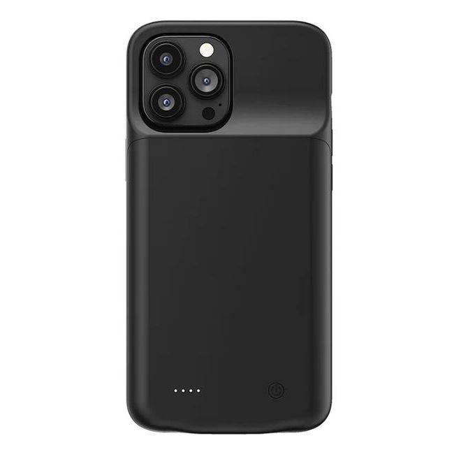 iPhone 14 Pro Akku Case (3500mAh) Schutzhülle - Max Charging Series - schwarz