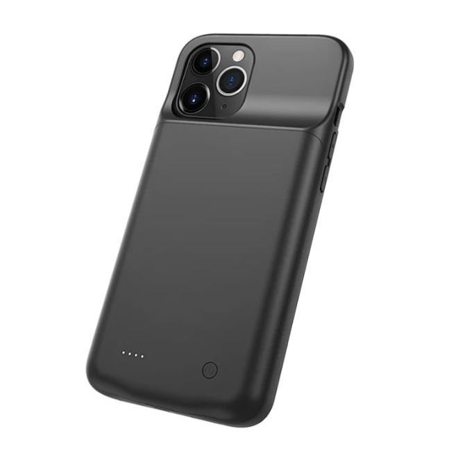 iPhone 12 / iPhone 12 Pro Backpack Akku Case (3500mAh) Schutzhülle - Max Charging Series - schwarz