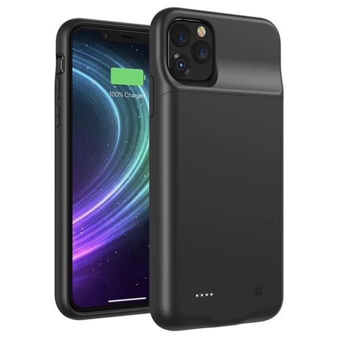 iPhone 11 Backpack Akku Case (4500mAh) Schutzhülle - Max Charging Series - schwarz