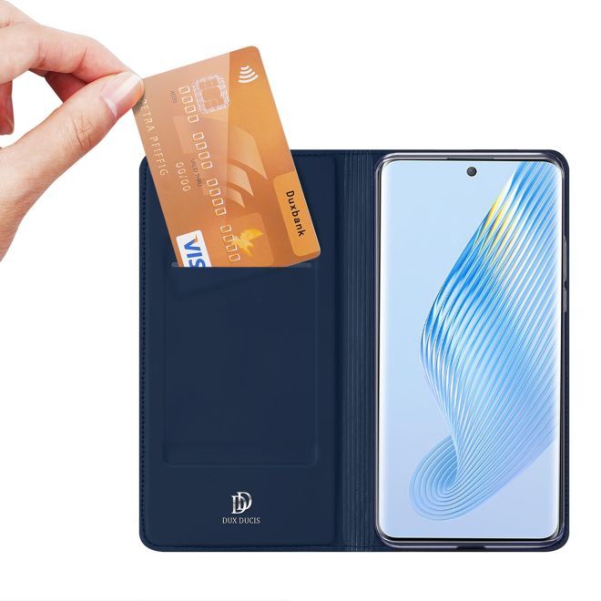 Dux Ducis - Honor Magic5 Hülle  - Handy Bookcover - Skin Pro Series - blau