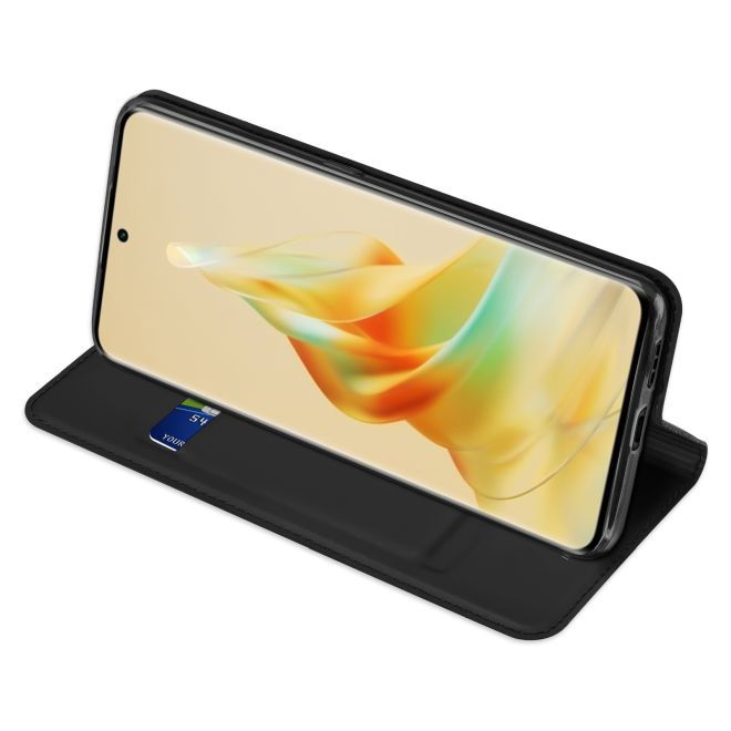 Dux Ducis - Oppo A1 Pro / Reno8 T 5G Hülle  - Handy Bookcover - Skin Pro Series - schwarz