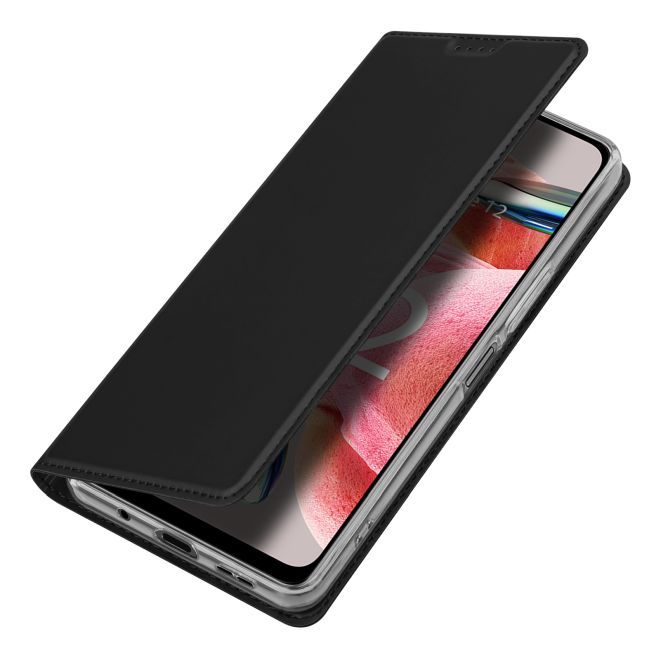 Dux Ducis - Xiaomi Redmi Note 12 4G Hülle - Handy Bookcover - Skin Pro Series - schwarz