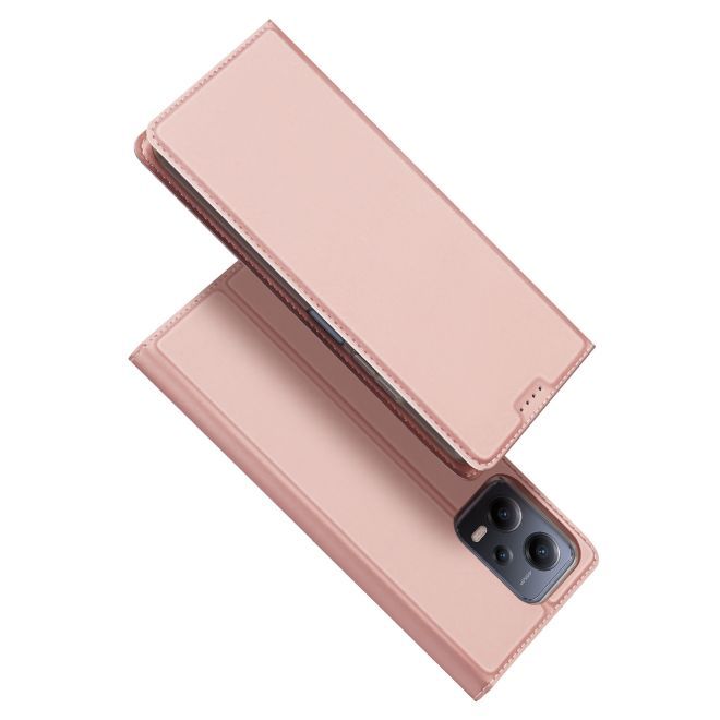 Dux Ducis - Xiaomi Poco X5 5G / Redmi Note 12 5G Hülle - Handy Bookcover - Skin Pro Series - rosa
