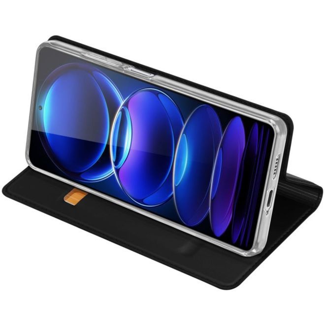 Dux Ducis - Xiaomi Redmi Note 12 Pro+ 5G Hülle - Handy Bookcover - Skin Pro Series - schwarz