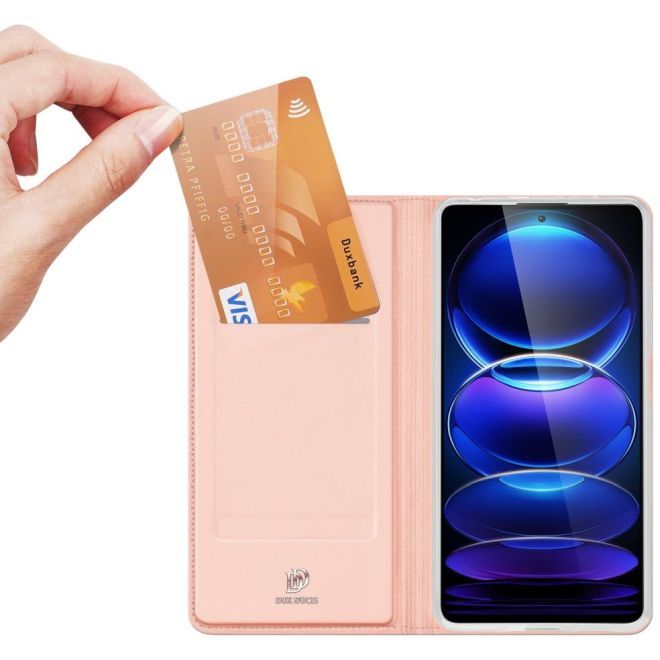 Dux Ducis - Xiaomi Redmi Note 12 Pro+ 5G Hülle - Handy Bookcover - Skin Pro Series - rosa