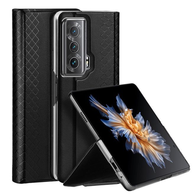Dux Ducis - Honor Magic Vs Hülle - Leder Case - Bril Series - schwarz