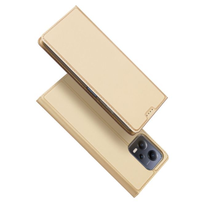 Dux Ducis - Xiaomi Poco X5 5G / Redmi Note 12 5G Hülle - Handy Bookcover - Skin Pro Series - gold