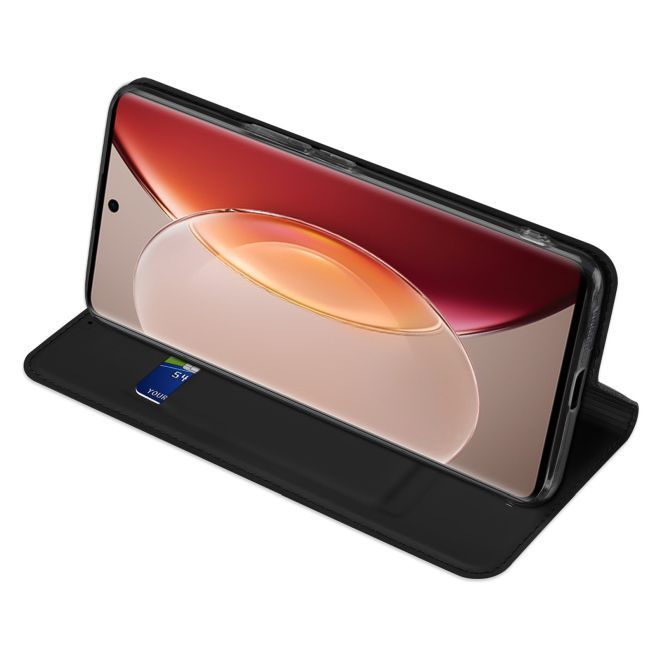 Dux Ducis - vivo X90 Pro Hülle - Handy Bookcover - Skin Pro Series - schwarz