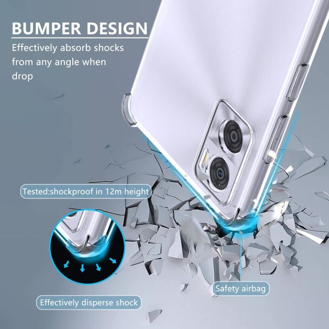 Motorola Moto E22 / E22i Hülle - Softcase TPU Series - transparent