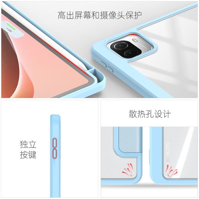 Dux Ducis - Xiaomi Pad 6 / 6 Pro Hülle - Leder Bookcover - Toby Series - blau