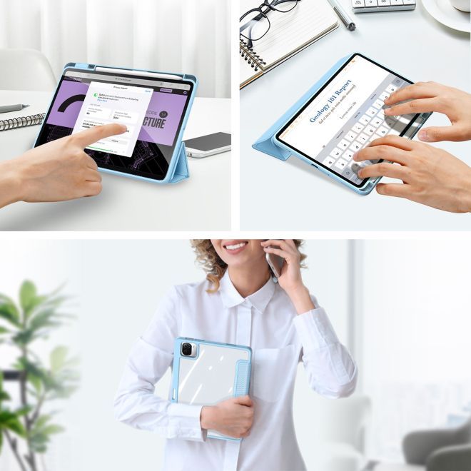 Dux Ducis - Xiaomi Pad 6 / 6 Pro Hülle - Leder Bookcover - Toby Series - blau