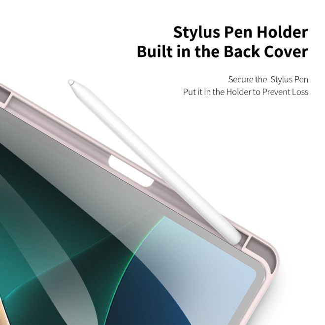 Dux Ducis - Xiaomi Pad 6 / 6 Pro Hülle - Leder Bookcover - Toby Series - pink