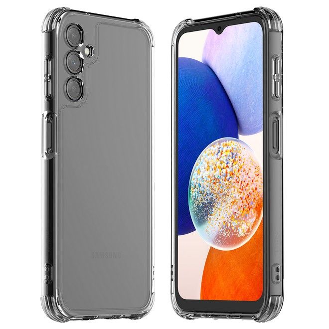 Araree - Samsung Galaxy A14 5G / 4G Hülle - Case aus TPU Plastik - Anti-Slip Grip - Flexield Series - Made in Korea - schwarz