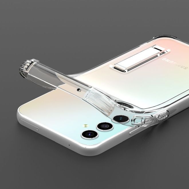 Araree - Samsung Galaxy A34 5G Hülle - Case aus TPU Plastik mit Kickstand - Flexield S Series - Made in Korea - transparent