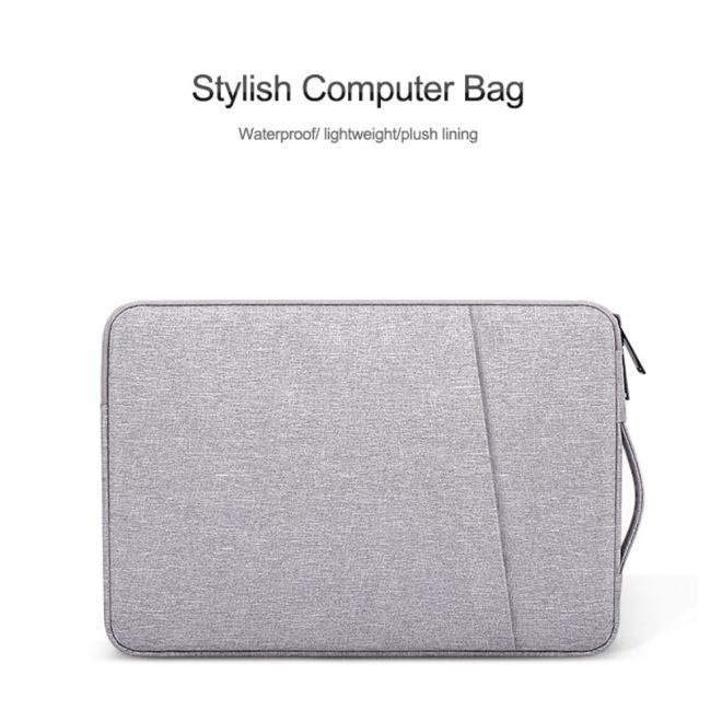Notebook Tasche bis 13.3 Zoll - Schutzhülle Sleeve - wasserabweisendes Material - Work Series - grau