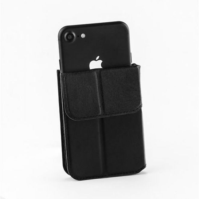 Dux Ducis - Universal Smartphone Hülle (5 bis 5.5 Zoll) - Kunstleder Case - Every Series - schwarz