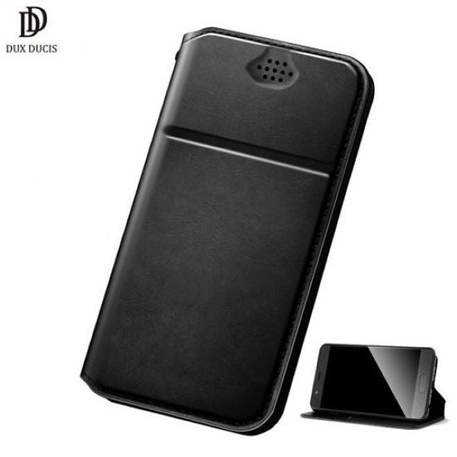 Dux Ducis - Universal Smartphone Hülle (5 bis 5.5 Zoll) - Kunstleder Case - Every Series - schwarz