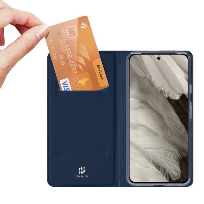 Dux Ducis - Google Pixel 8 Hülle - Handy Bookcover - Skin Pro Series - blau