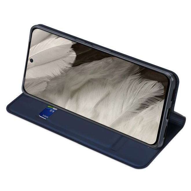 Dux Ducis - Google Pixel 8 Hülle - Handy Bookcover - Skin Pro Series - blau
