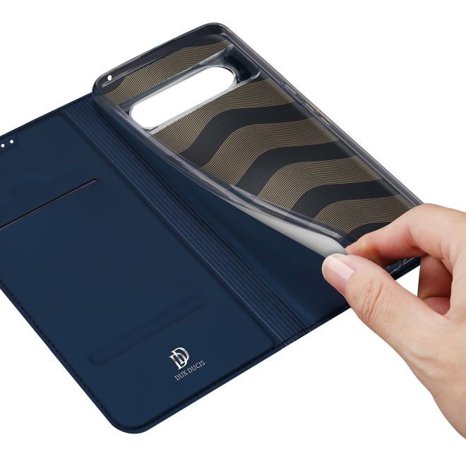 Dux Ducis - Google Pixel 8 Hülle - Handy Bookcover - Skin Pro Series - blau