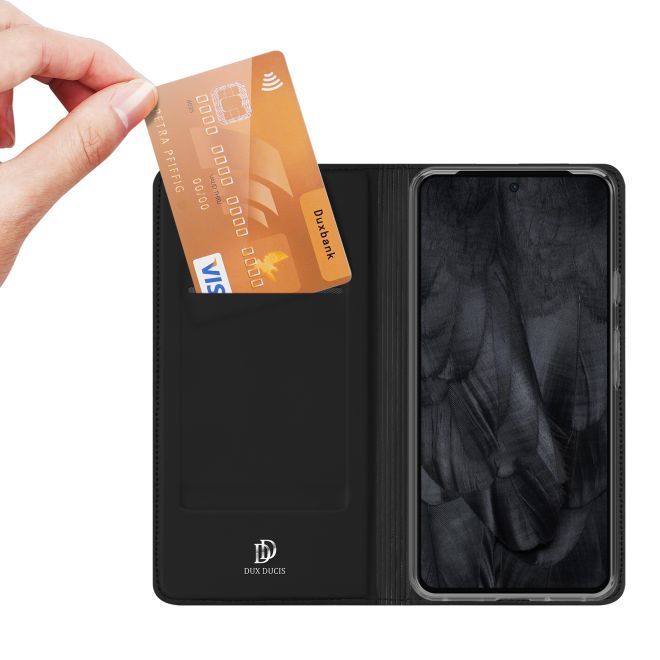 Dux Ducis - Google Pixel 8 Pro Hülle - Handy Bookcover - Skin Pro Series - schwarz