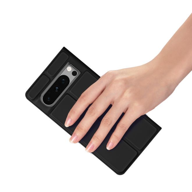 Dux Ducis - Google Pixel 8 Pro Hülle - Handy Bookcover - Skin Pro Series - schwarz