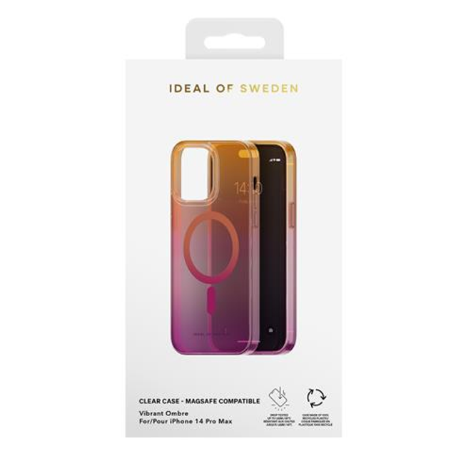 iDeal of Sweden - iPhone 14 Pro Max Hülle - Designer Case - MagSafe kompatibel - Vibrant Ombre clear